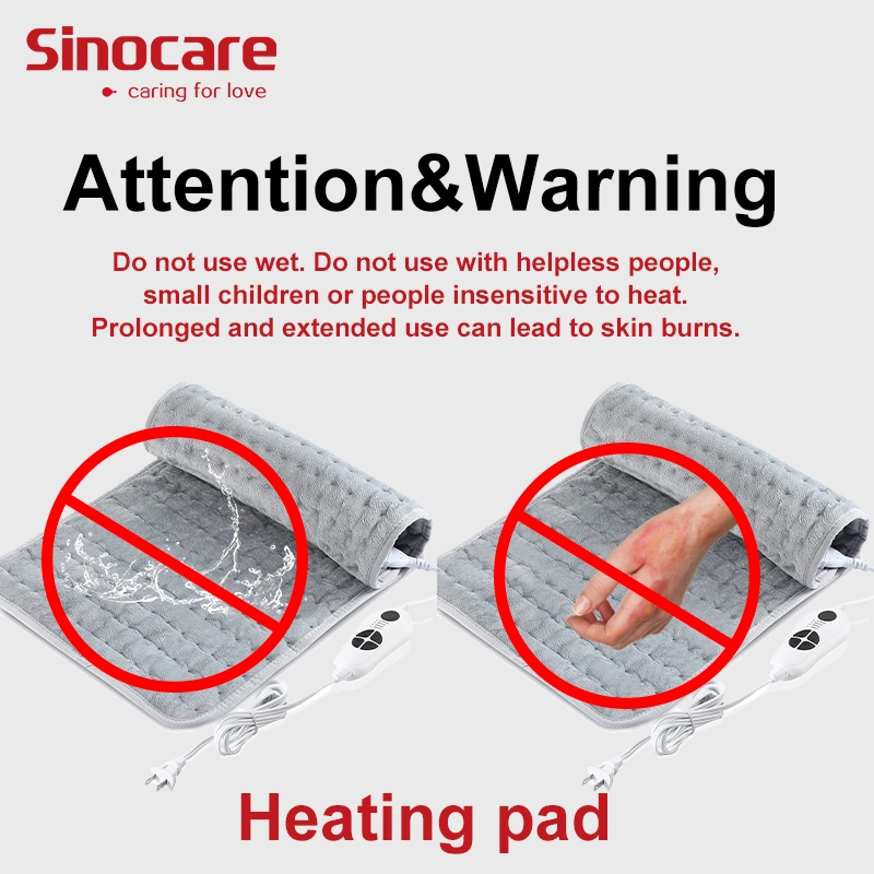 Sinocare Indoor Waterproof Animal Heated Bed Mat Pet Electric Heating Pad OPP Bag Cats Print Electric Blanket for Pets