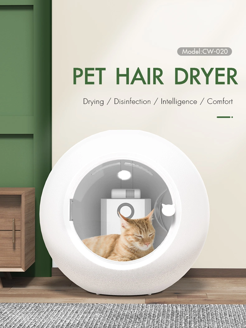 Simple Control Panel Precise Time and Temperature Pet Hair Dryer