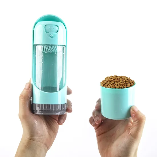 in Stock Wholesale Antibacterial Water Feeder for Pets Outdoor Walking Travelling Drinking Cup Portable Dog Water Bottle