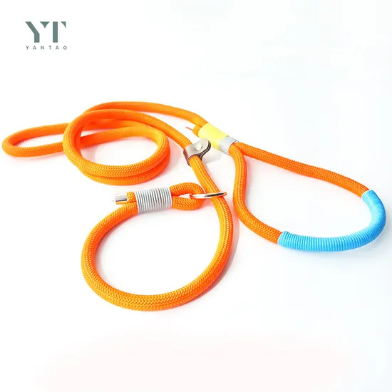 Amazon Hot Selling High Quality Dog Ropes Leash Custom Luxury Handmade Hands Free Dog Leash Multiple Colors Leash Dog Lead 