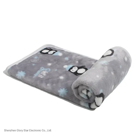 Dog Cat Mat Warm Coral Fleece Pet Bed Blanket 