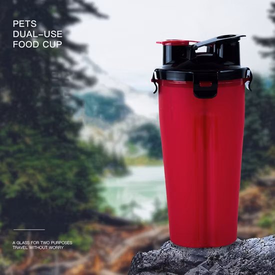 500ml Dog Water Bottle Bowl Foldable Leak