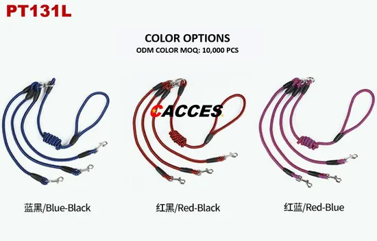 Multi Training Leads for Dogs,Dog Slip Leads to Stop Pulling on Walk,Different Color Premium Soft Polypropylene,Extremely Durable Strong Dog Training Leash Rope 