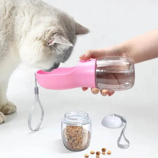 Portable Dog Pet Drinker Travel Water Bottle Outdoor Drinking Accompanying Cups 