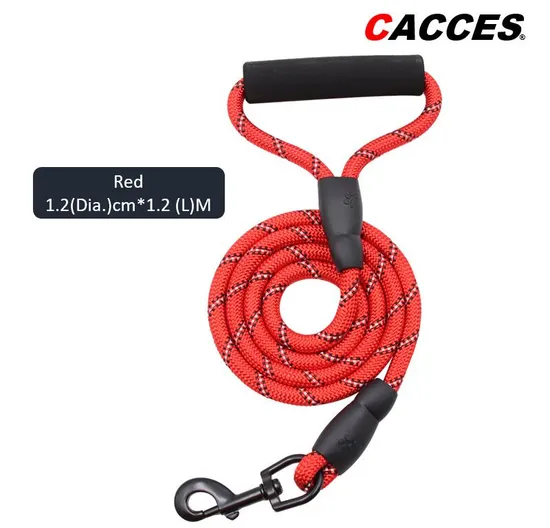 Dog Rope Strong Training Lead with 360° Swivel Lockable Hook and Soft Padded Handle, Durable 8 mm Dog Leash for Garden Camping Ground Outdoor S, M, L Dogs 