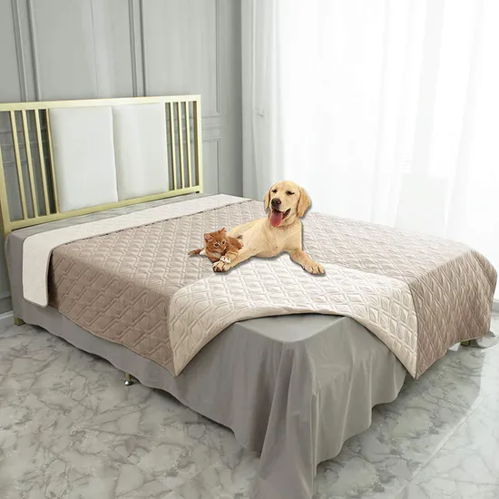 Waterproof Dog Bed Cover Pet Blanket for Furniture Bed Couch Sofa Reversible 