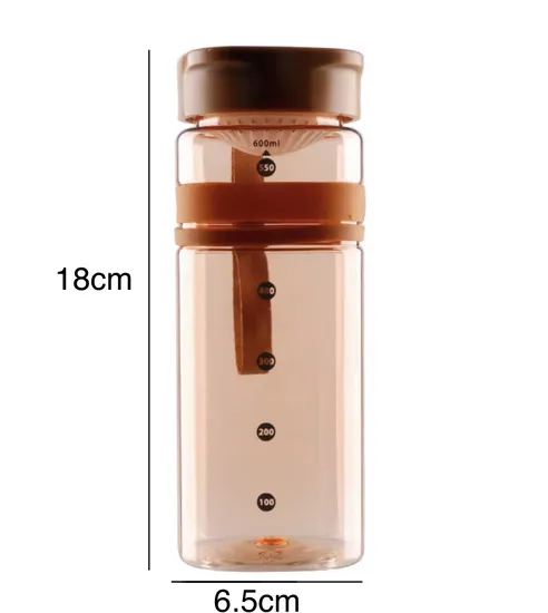Color Transparent Pet Plastic Water Bottle Non