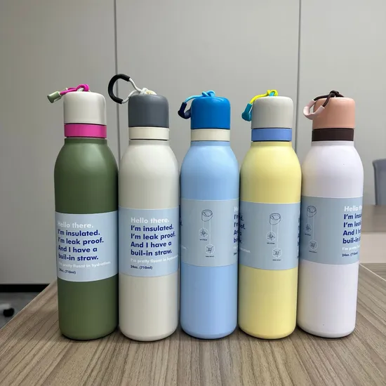 550ml Pet Sports Water Bottle Large Capacity Transparent Portable Outdoor Camping Gift Classic Design Cold Water Kettle Cup Water Bottlee 