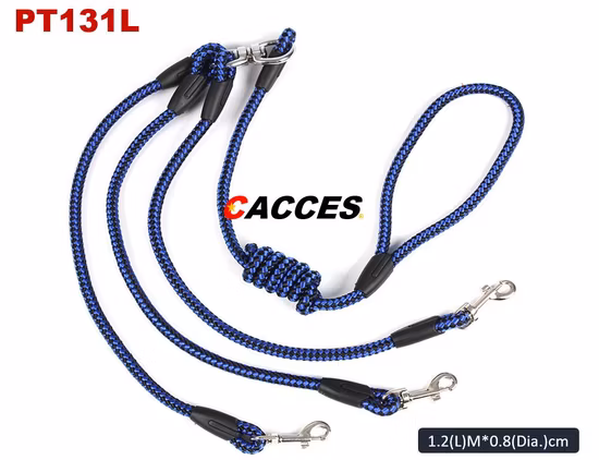 Dog Leashes, 3/4 in 1 No Tangles Detachable Polypropylene Traction Rope 3/4 Way Dog Lead for Dogs Cats Outdoor Walking Multi Pet Leads, Training Lead Leash 1.4m