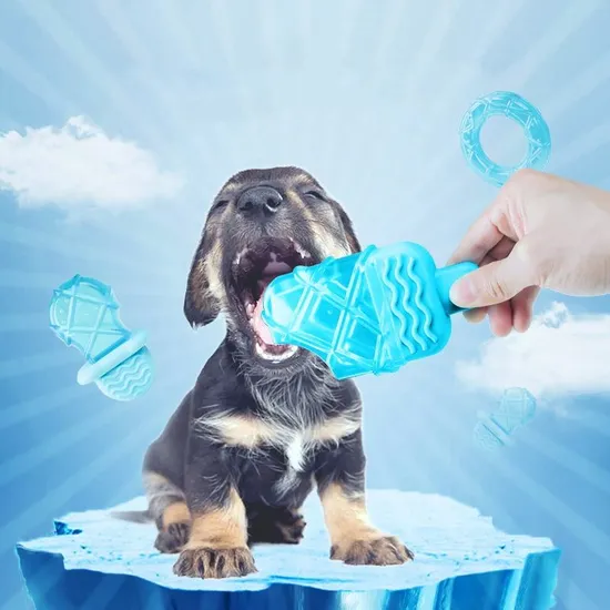 Summer Cool Ice Stick Relieving Heat Teeth Grinding Pet Frozen Chewing Cooling Toy 