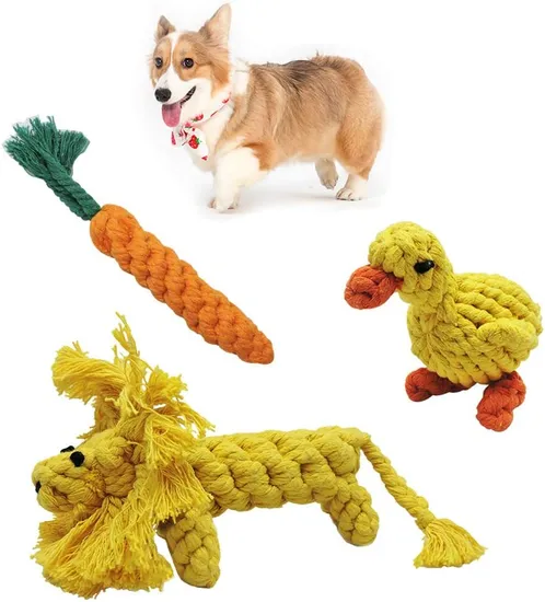 Training Durable Dog Interactive Biting Rope Dog Chew Toys 