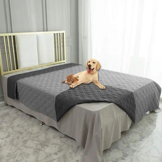 Hot Sale Customized Waterproof Dog Furniture Bed Sofa Reversible Pet Blanket 